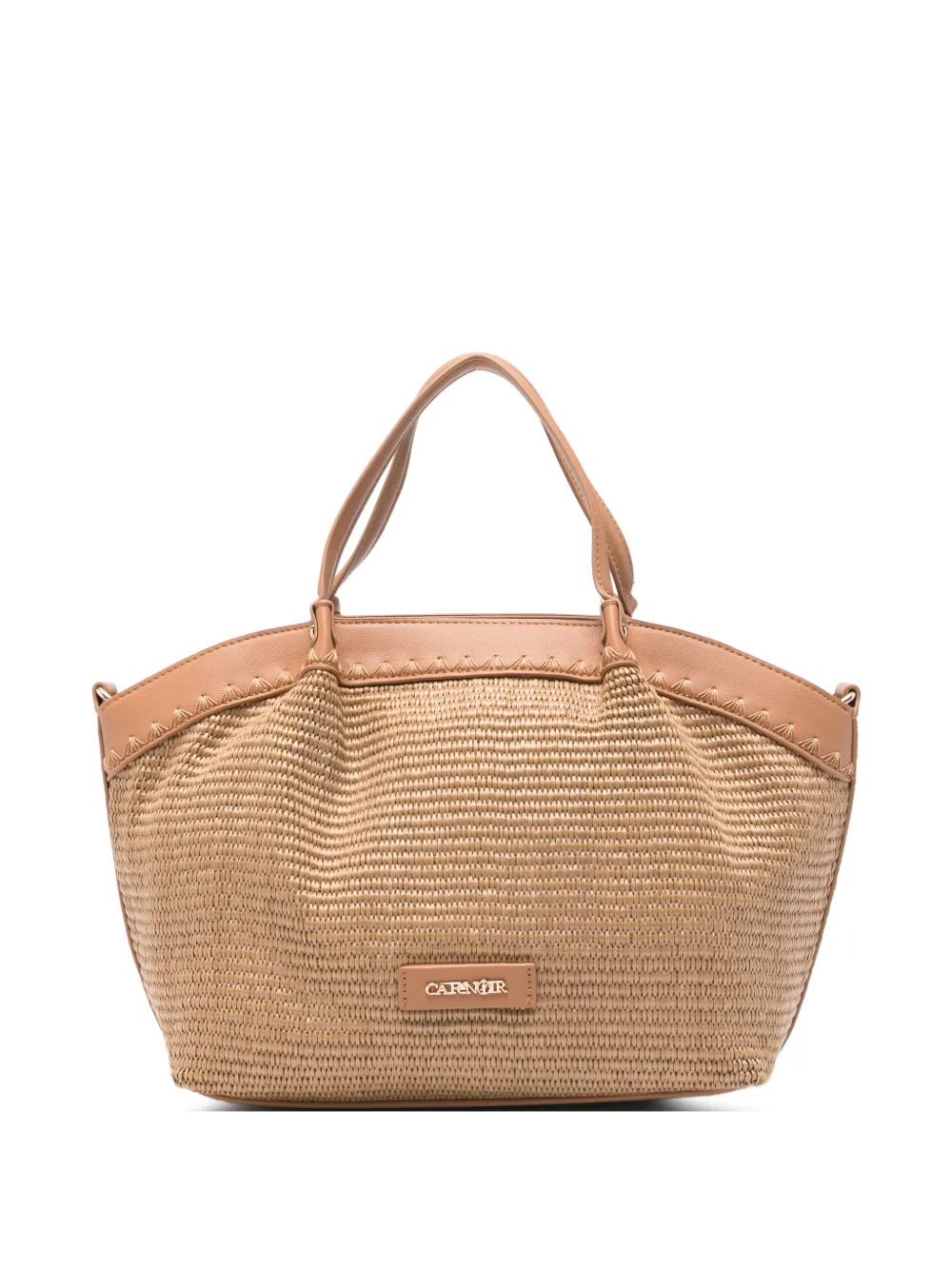 CAFèNOIR Borsa tote con placca logo - Toni neutri