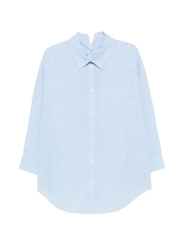 Juun.J ストライプ シャツ | ブルー | FARFETCH JP