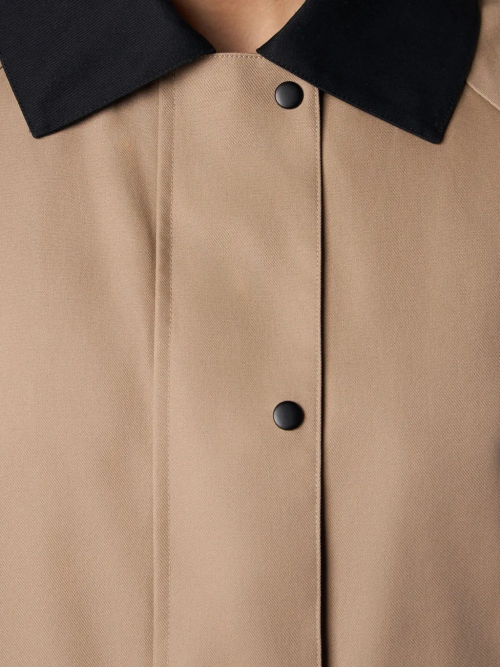 Brooks Brothers Jack met contrasterende kraag Beige