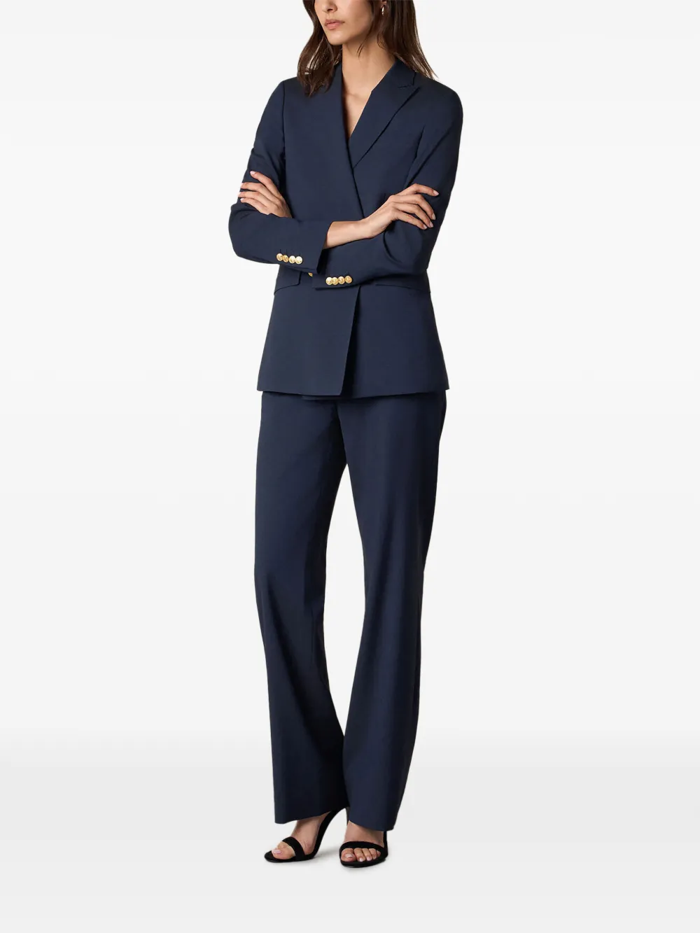 Brooks Brothers Straight broek Blauw