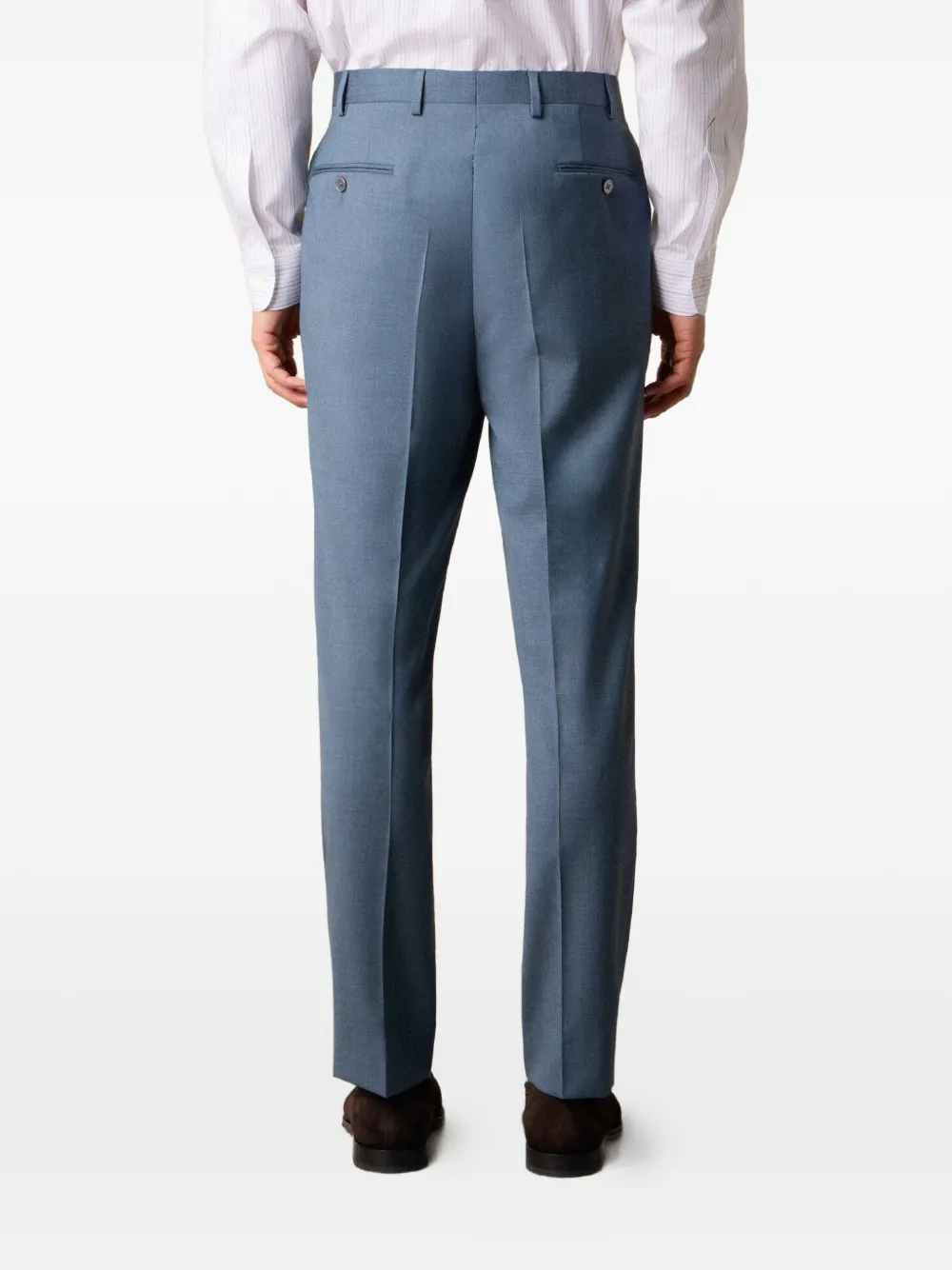 Brooks Brothers Wollen pantalon Blauw
