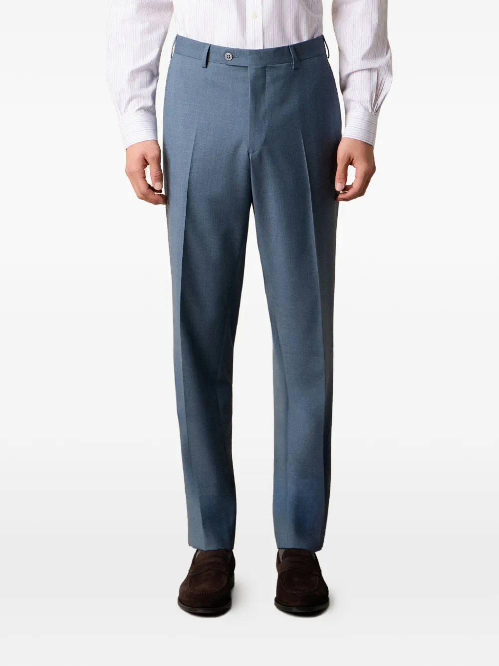 Brooks Brothers wool tailored trousers - Blu