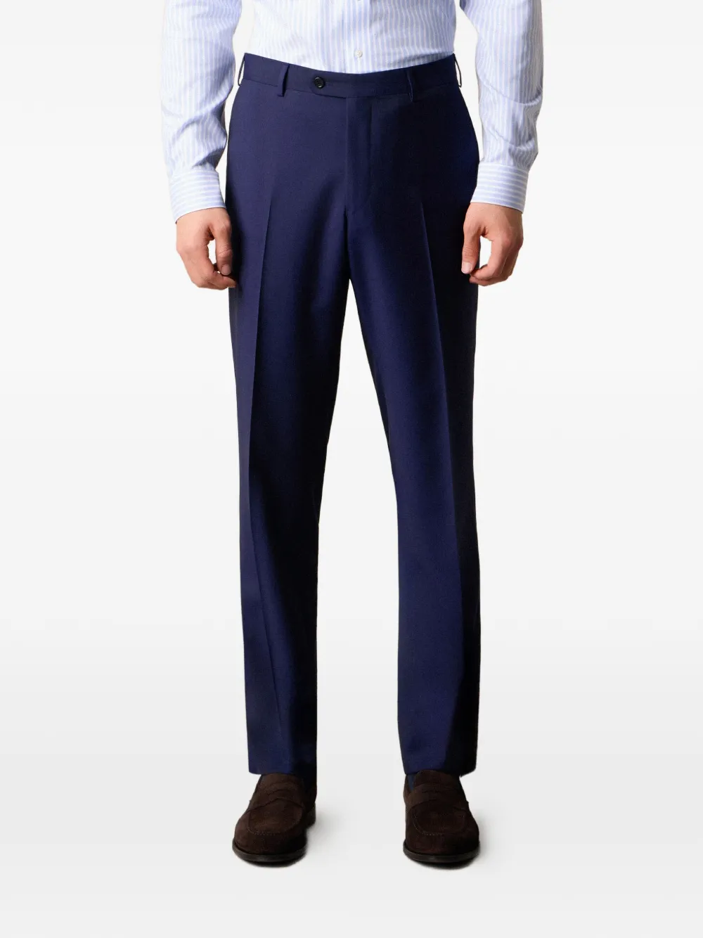 Brooks Brothers wool tailored trousers - Blu