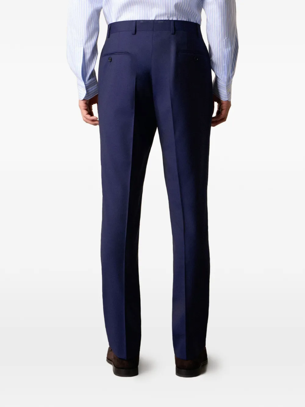 Brooks Brothers Wollen pantalon Blauw
