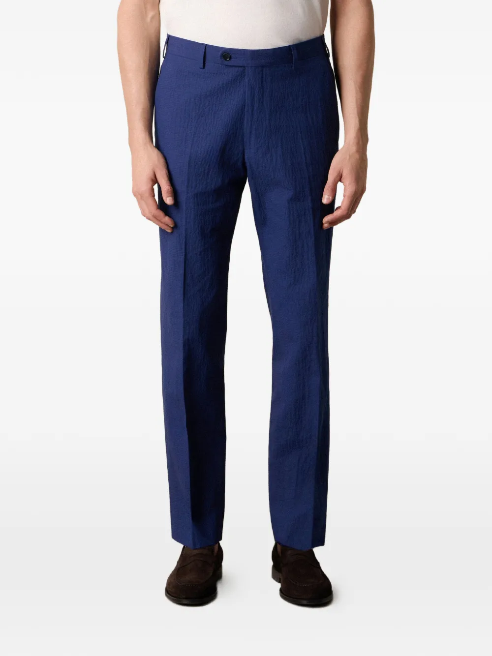 Brooks Brothers seersucker trousers - Blu