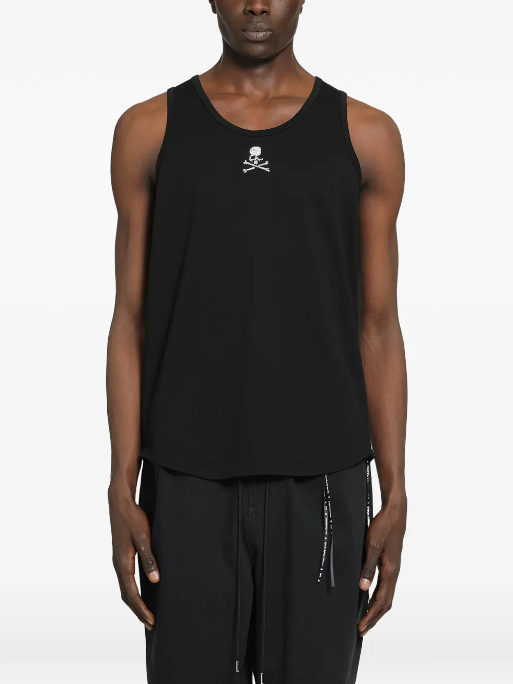 Mastermind World skull-detail tank top - Nero