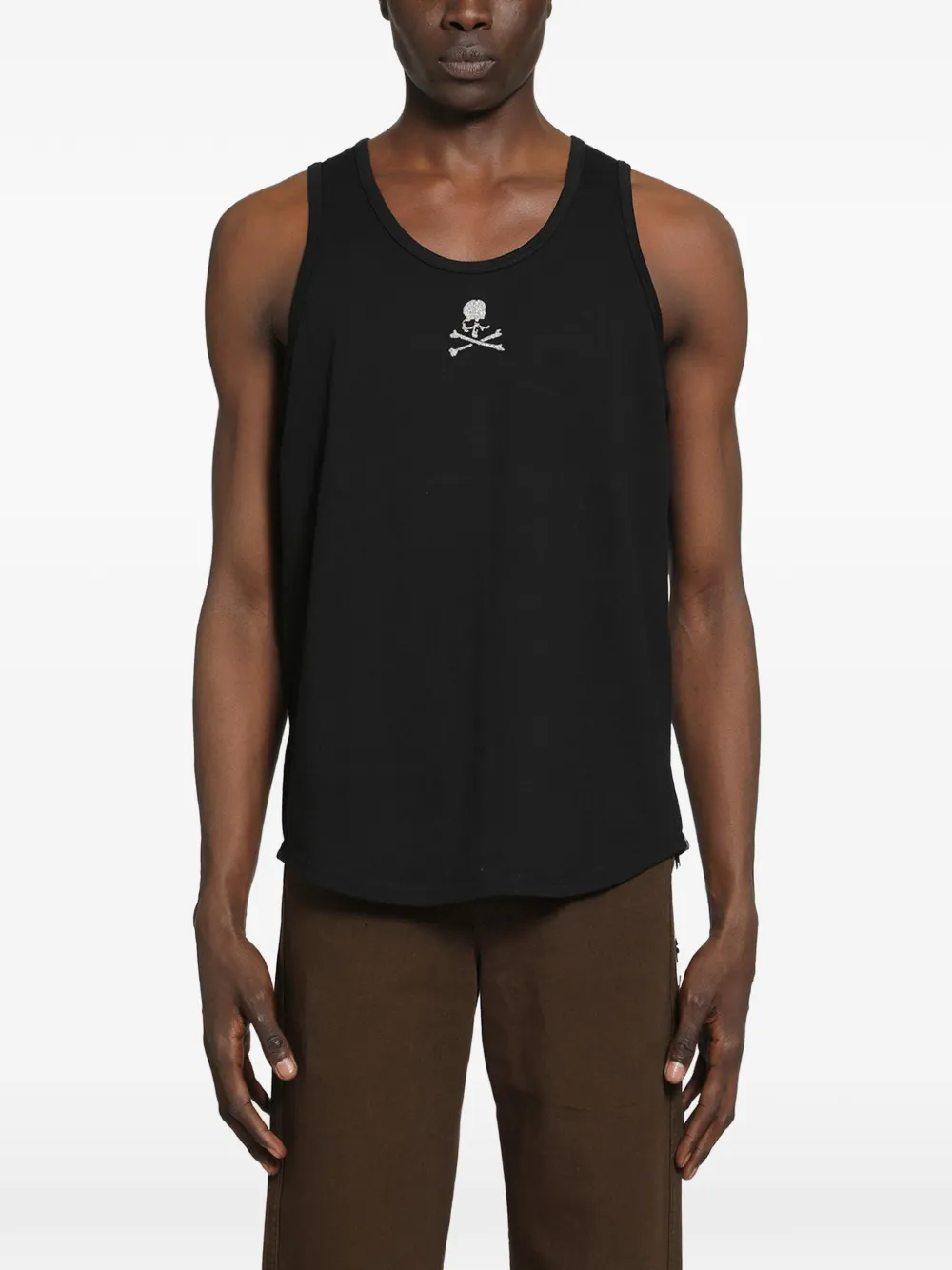 Mastermind World skull-print tank top - Nero