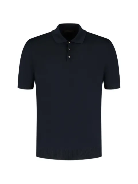 Zanone button polo shirt