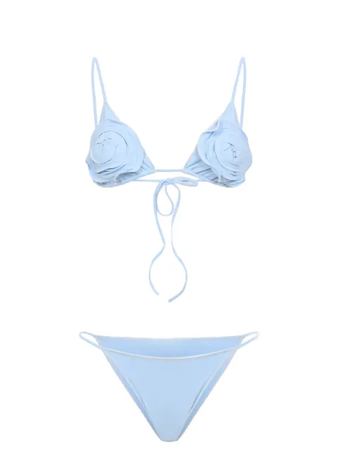 La Reveche floral-appliqué bikini