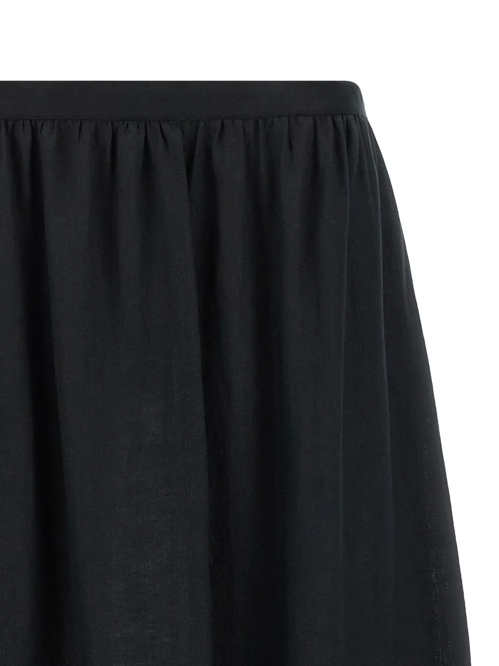  Kiton Falda Con Flecos - Negro 