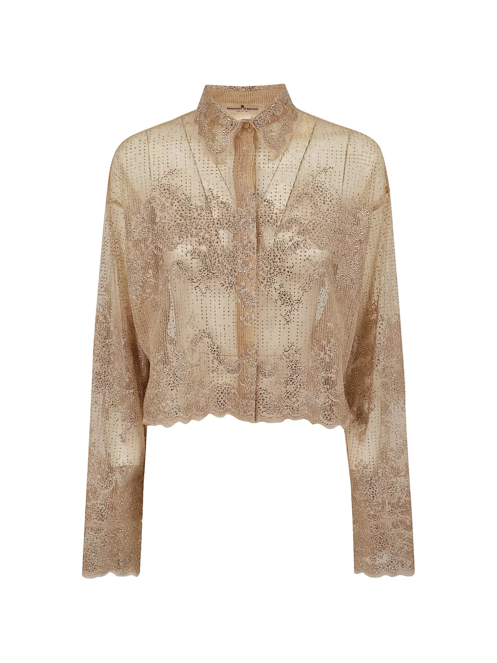 Ermanno Scervino cropped shirt - Nude