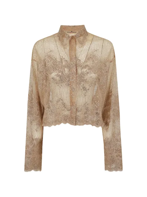 Ermanno Scervino chemise à coupe crop