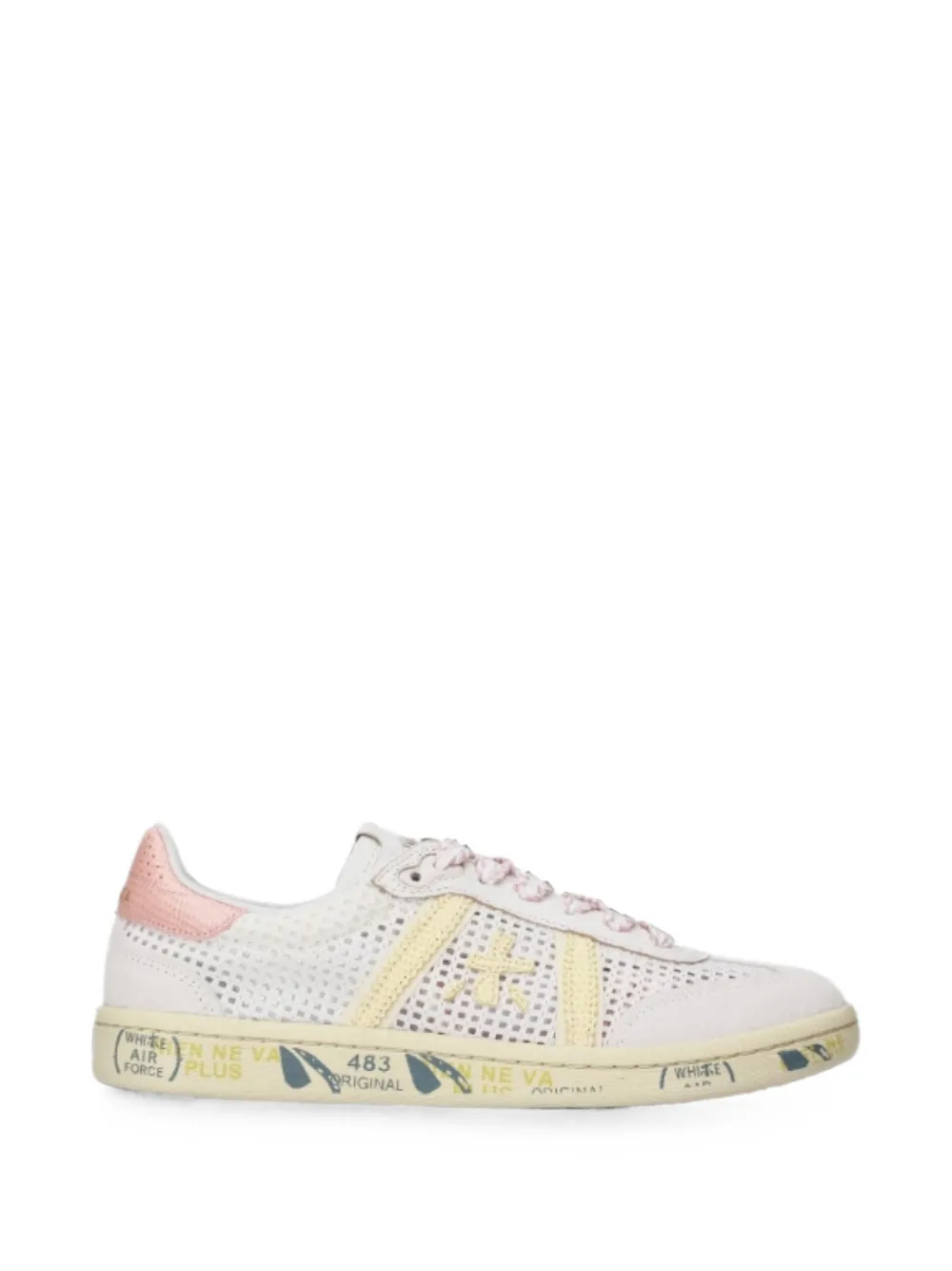 Premiata Bonnie 8287 perforated sneakers Wit