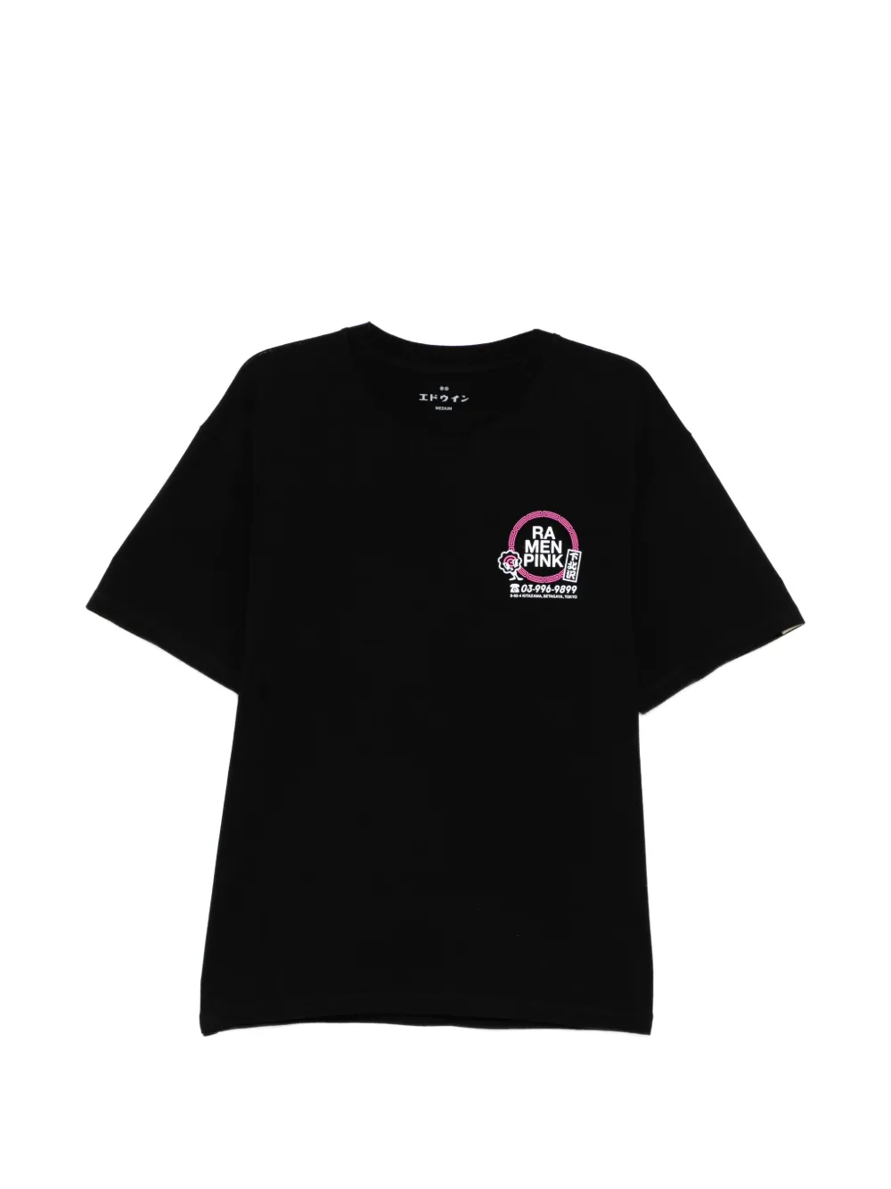 Edwin Ramen Pink T-shirt - Nero