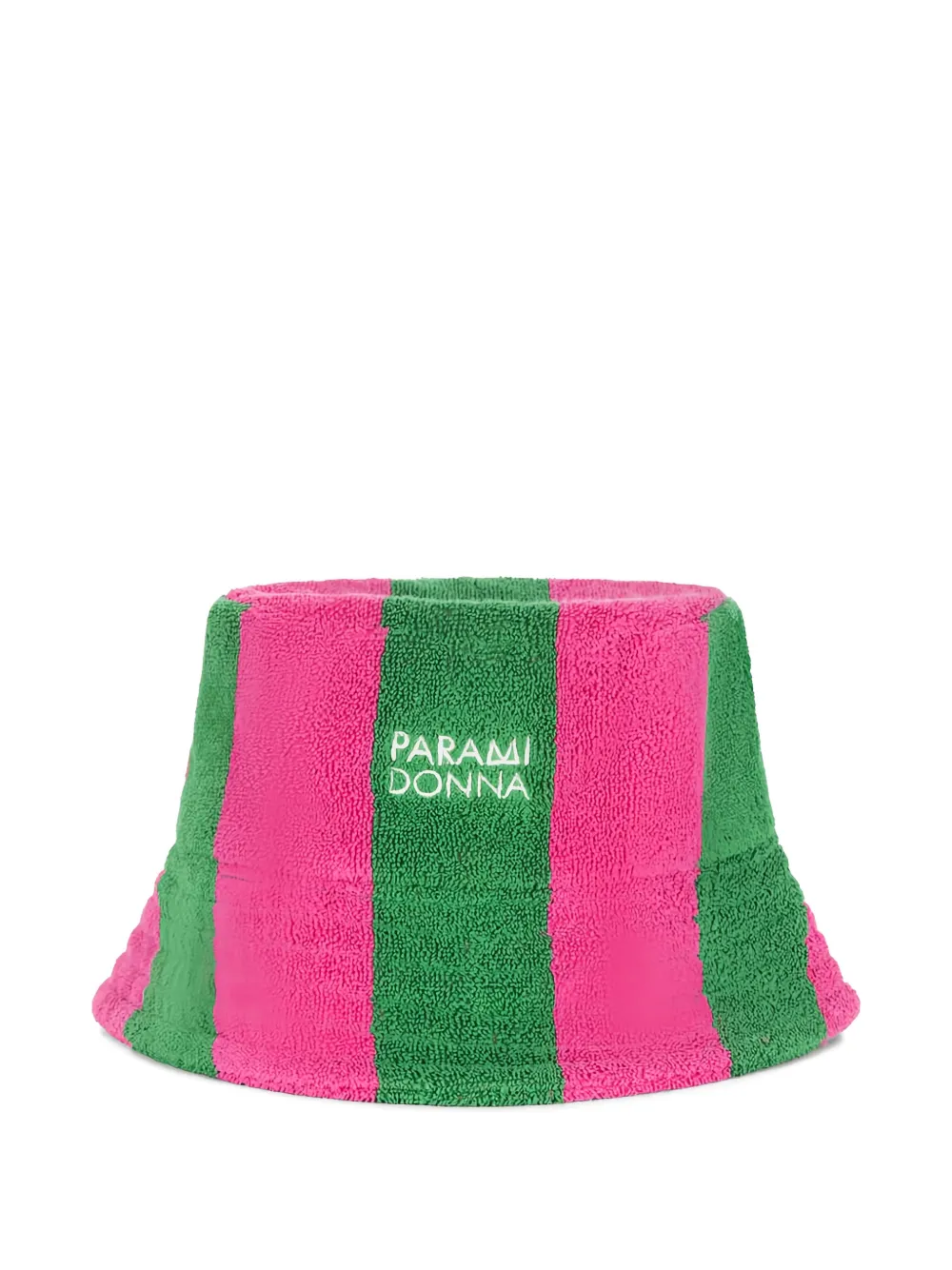PARAMIDONNA Kids striped bucket hat - Rosa