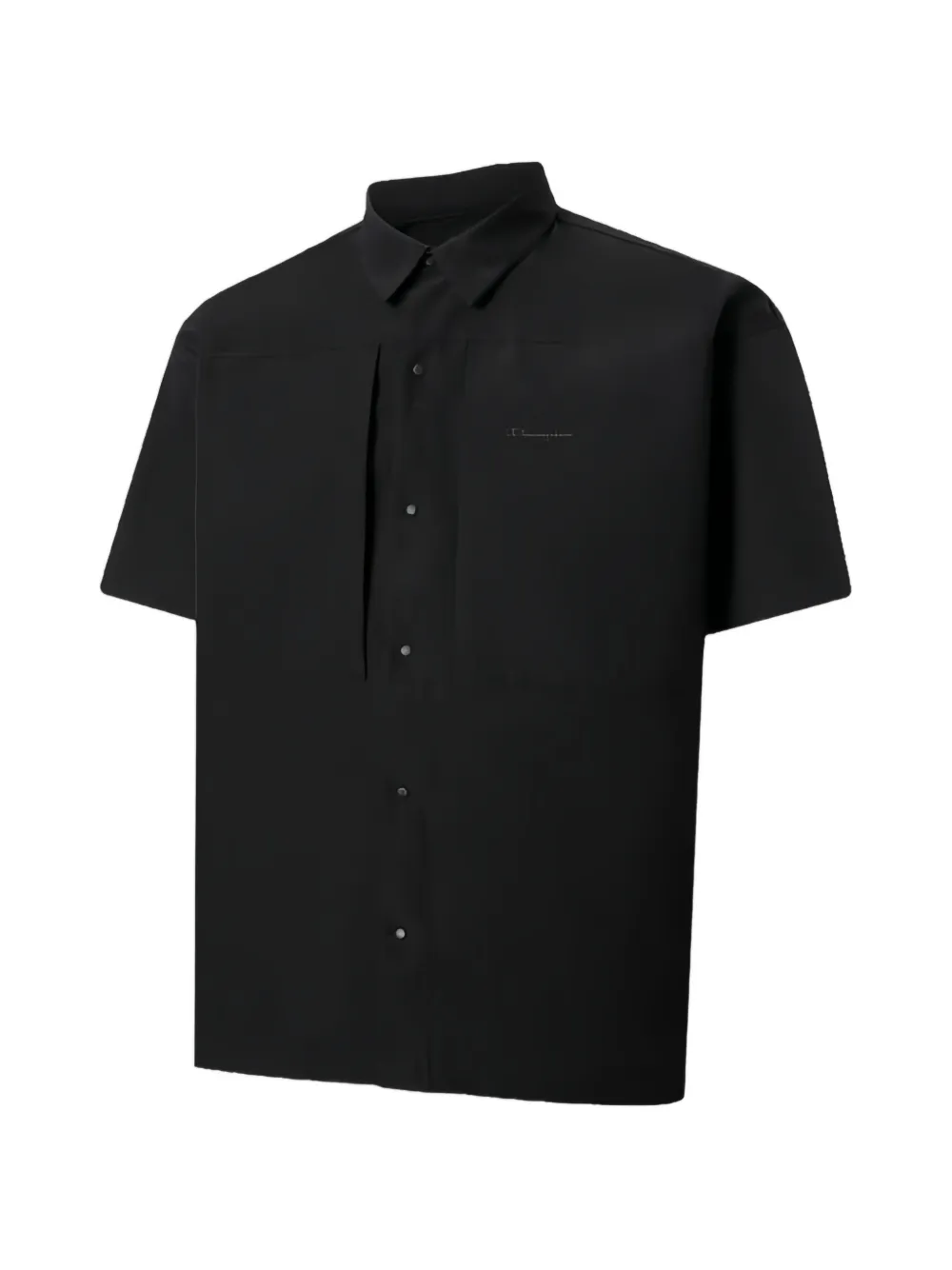  Champion Camisa Con Botones - Negro 
