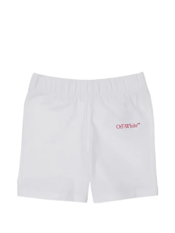 Off-White Kids Arrow Splat Shorts Set | White | FARFETCH UK
