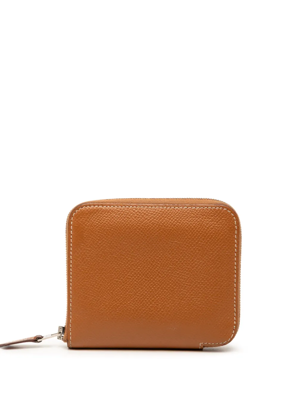 Hermès Pre-Owned 2020 Epsom Silk In Compact Wallet small wallets - Marrone