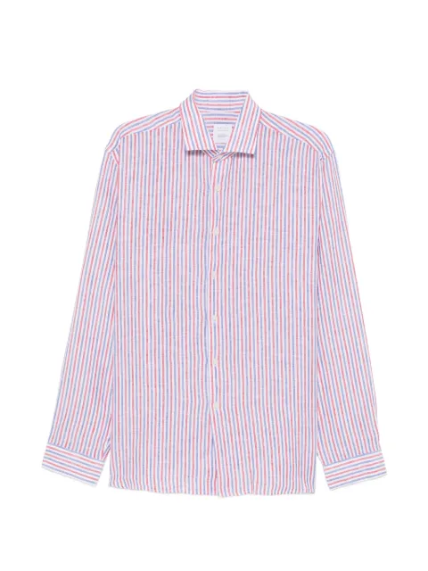 Xacus striped long-sleeve shirt