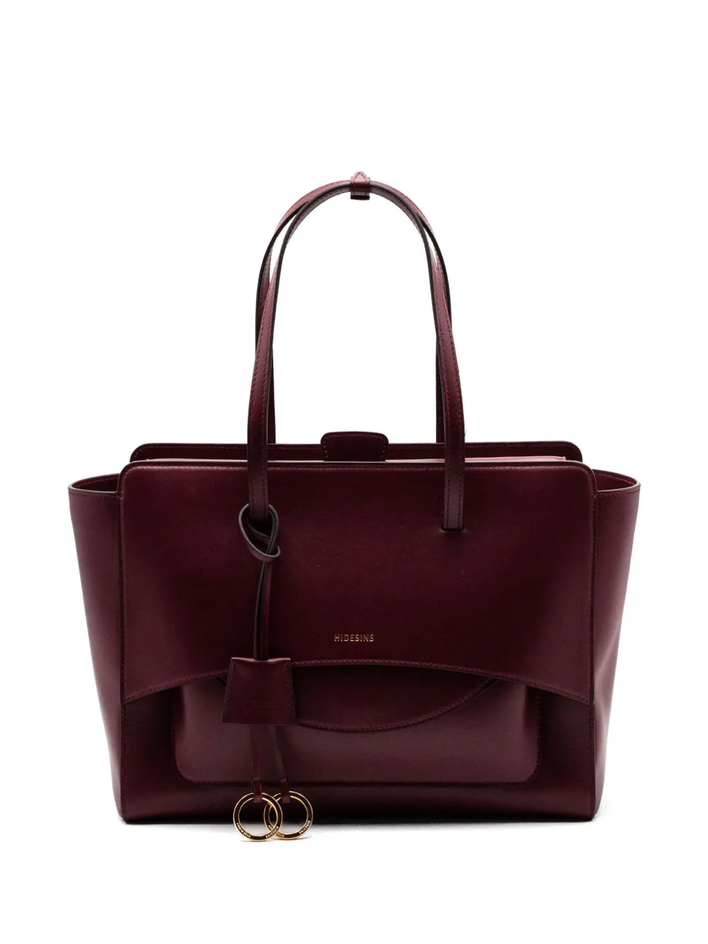 HIDESINS sac cabas en cuir - Rouge HIDESINS sac cabas en cuir - Rouge