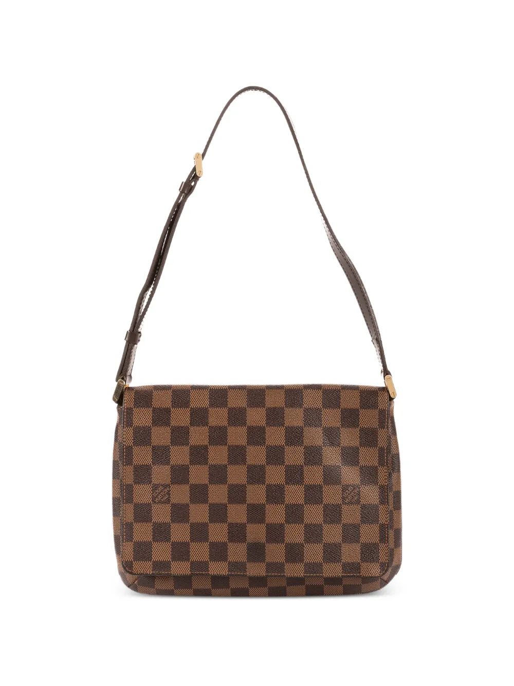 Louis Vuitton Pre-Owned Damier Ebene Musette Tango shoulder bag - Marrone