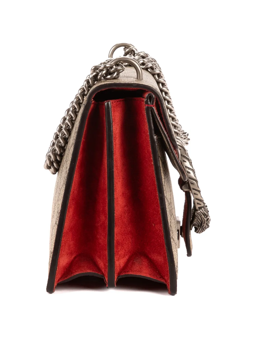 Gucci Pre-owned Dionysus Chain-strap Shoulder Bag in Neutrals, view 4