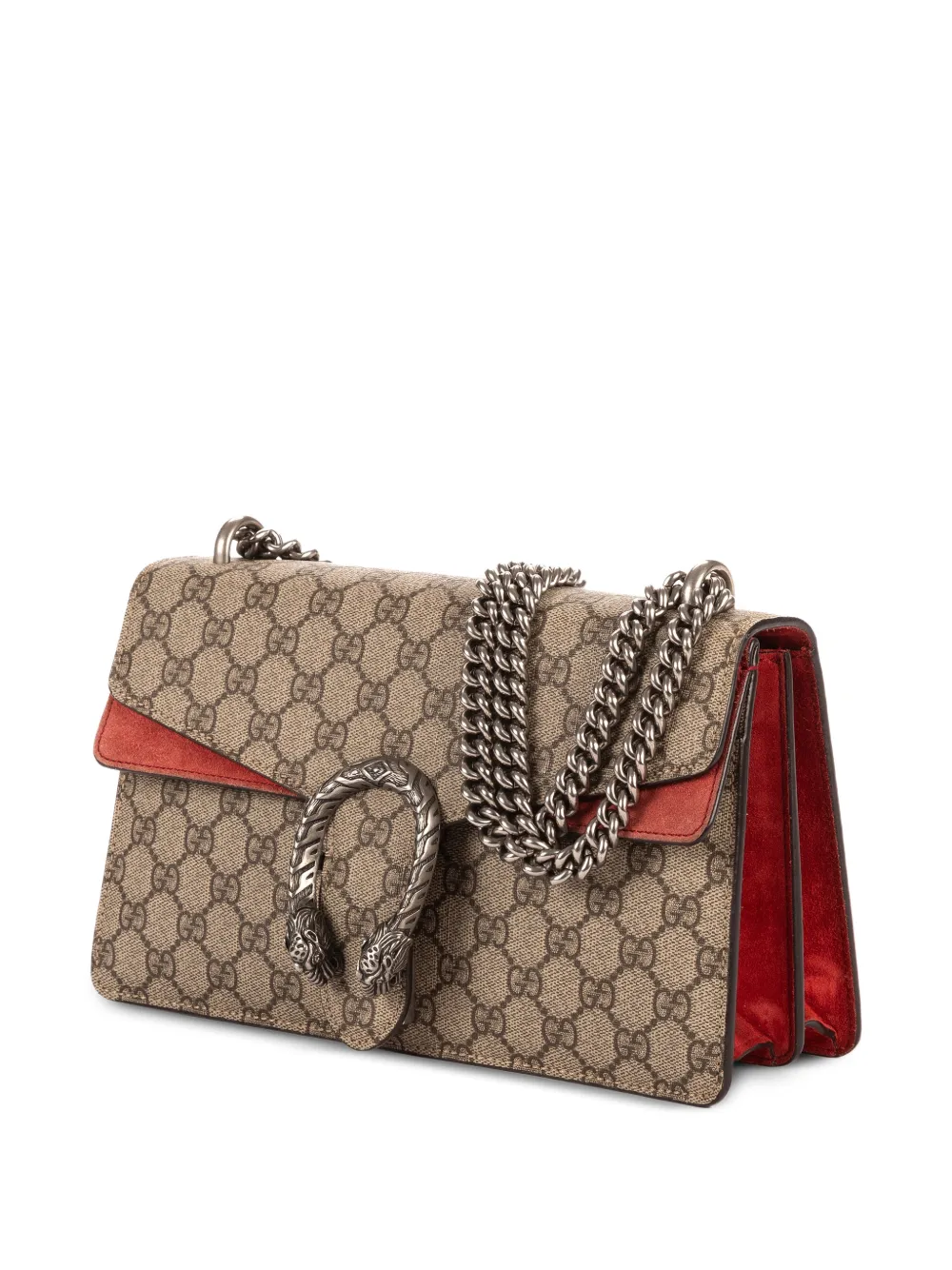 Gucci Pre-owned Dionysus Chain-strap Shoulder Bag in Neutrals, view 3