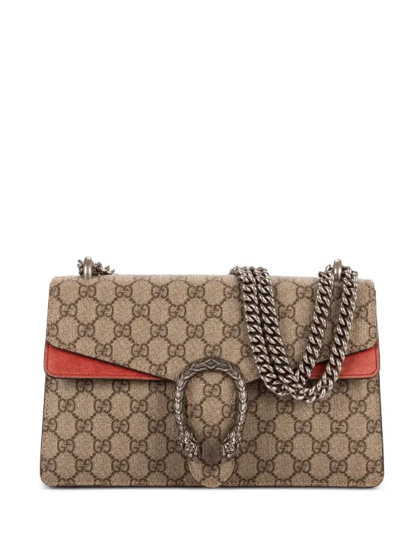 Gucci Pre-owned Dionysus Chain-strap Shoulder Bag in Neutrals