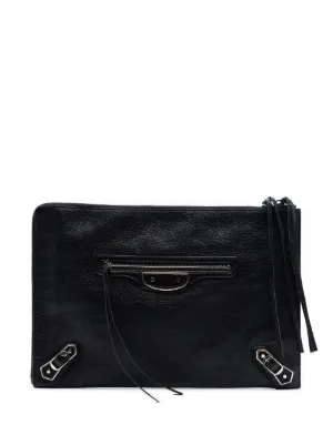 Saint Laurent Pre-Owned 2021 クロックエンボスレザーモノグラム
