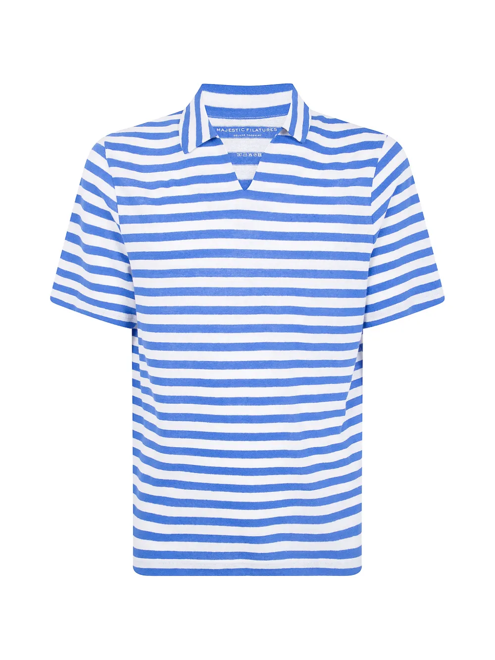 Majestic Filatures striped short-sleeve T-shirt - Blu