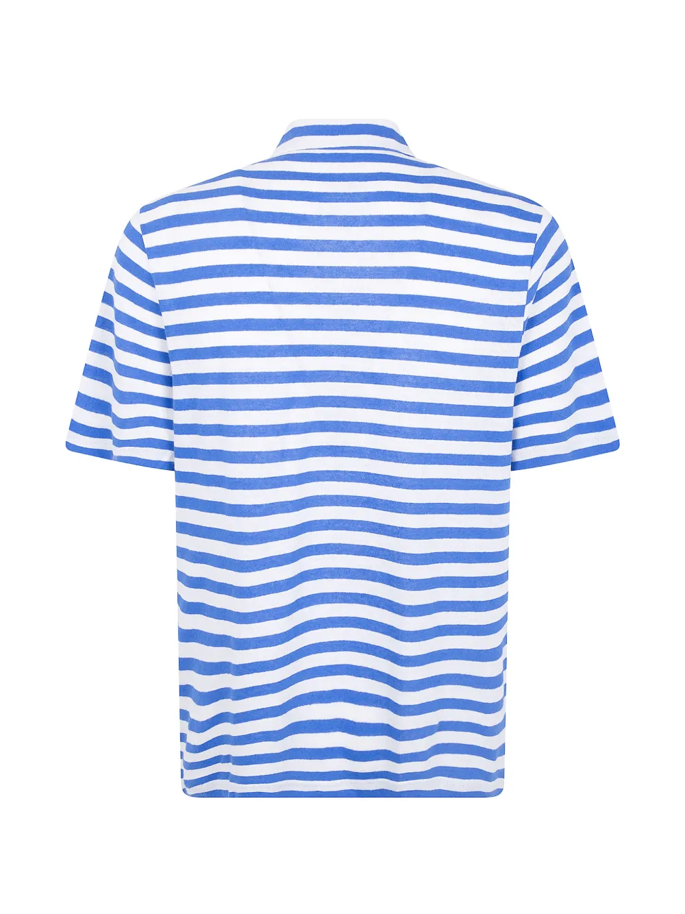 Majestic Filatures Gestreept T-shirt Blauw