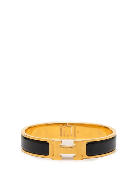 Hermès Pre-Owned 2000-2010 Narrow Enamel Clic H Bracelet PM costume bracelet