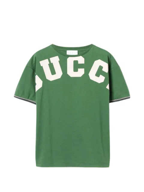 Gucci Kids print crew-neck T-shirt