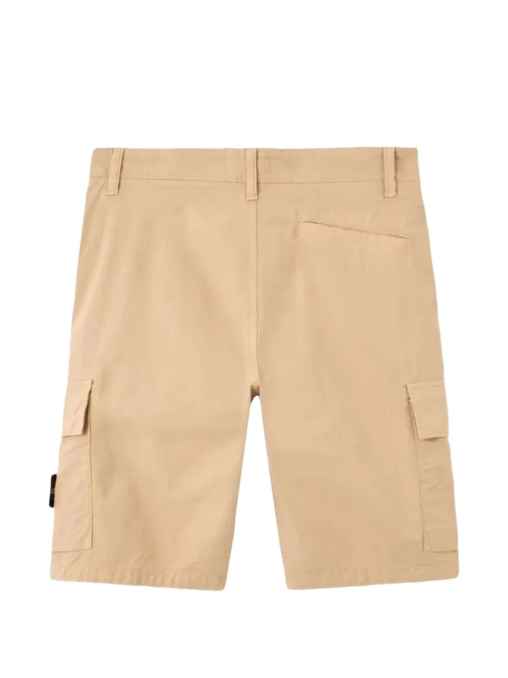 Stone Island Compass-patch Cargo Shorts In Brown