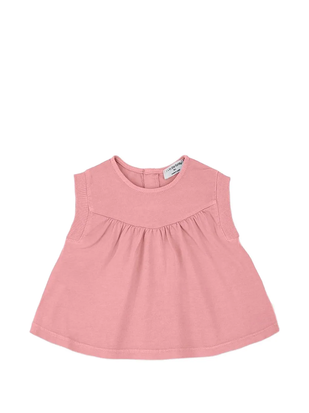 1+ In The Family button gathered blouse - Rosa
