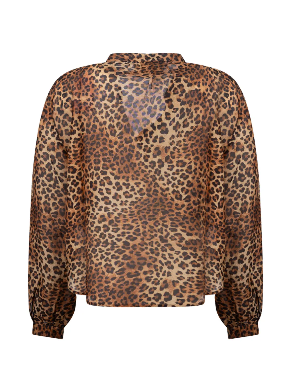 MC2 Saint Barth Semi-doorzichtige blouse Bruin