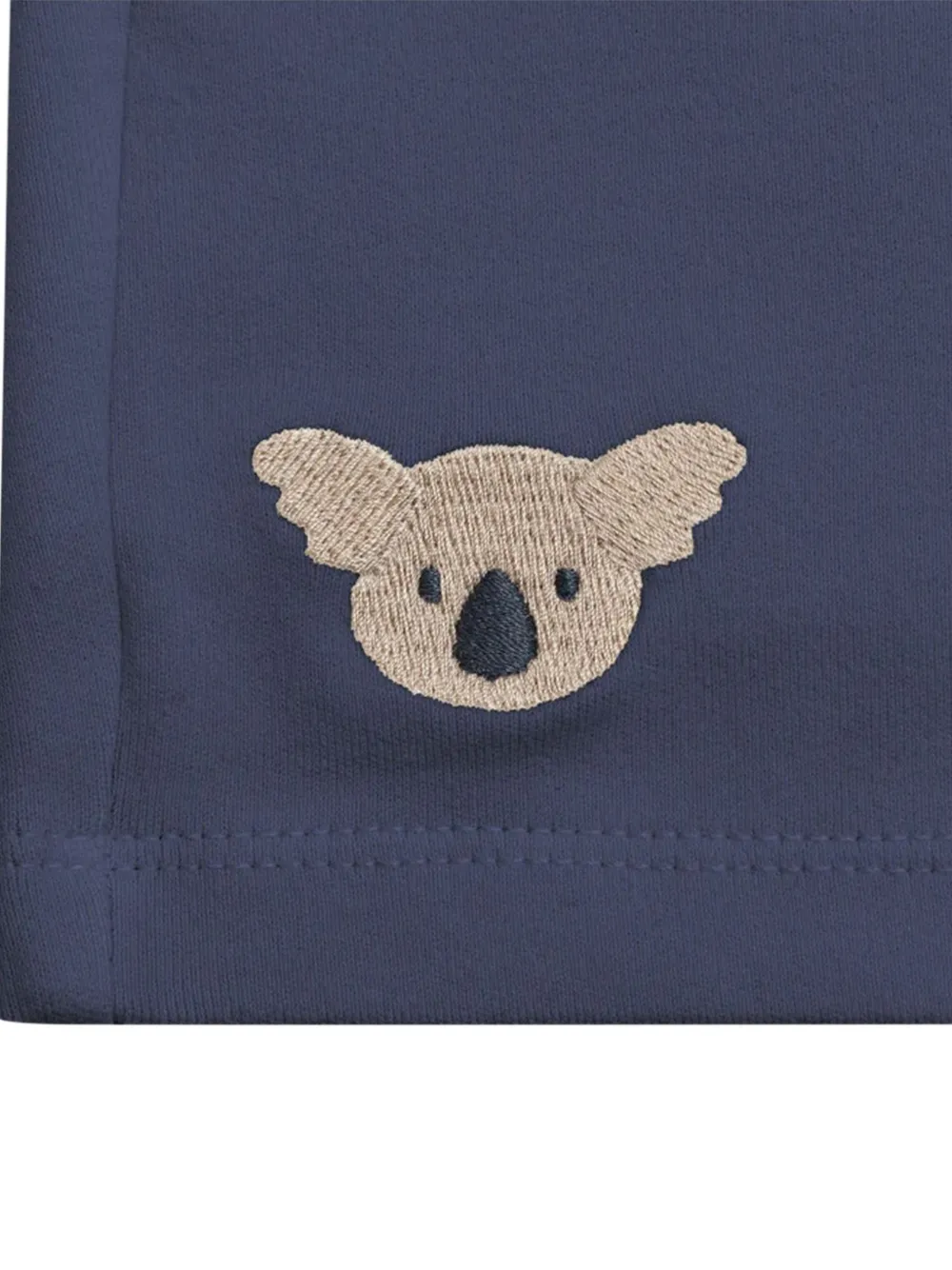 Donsje Shorts met geborduurde koala Blauw