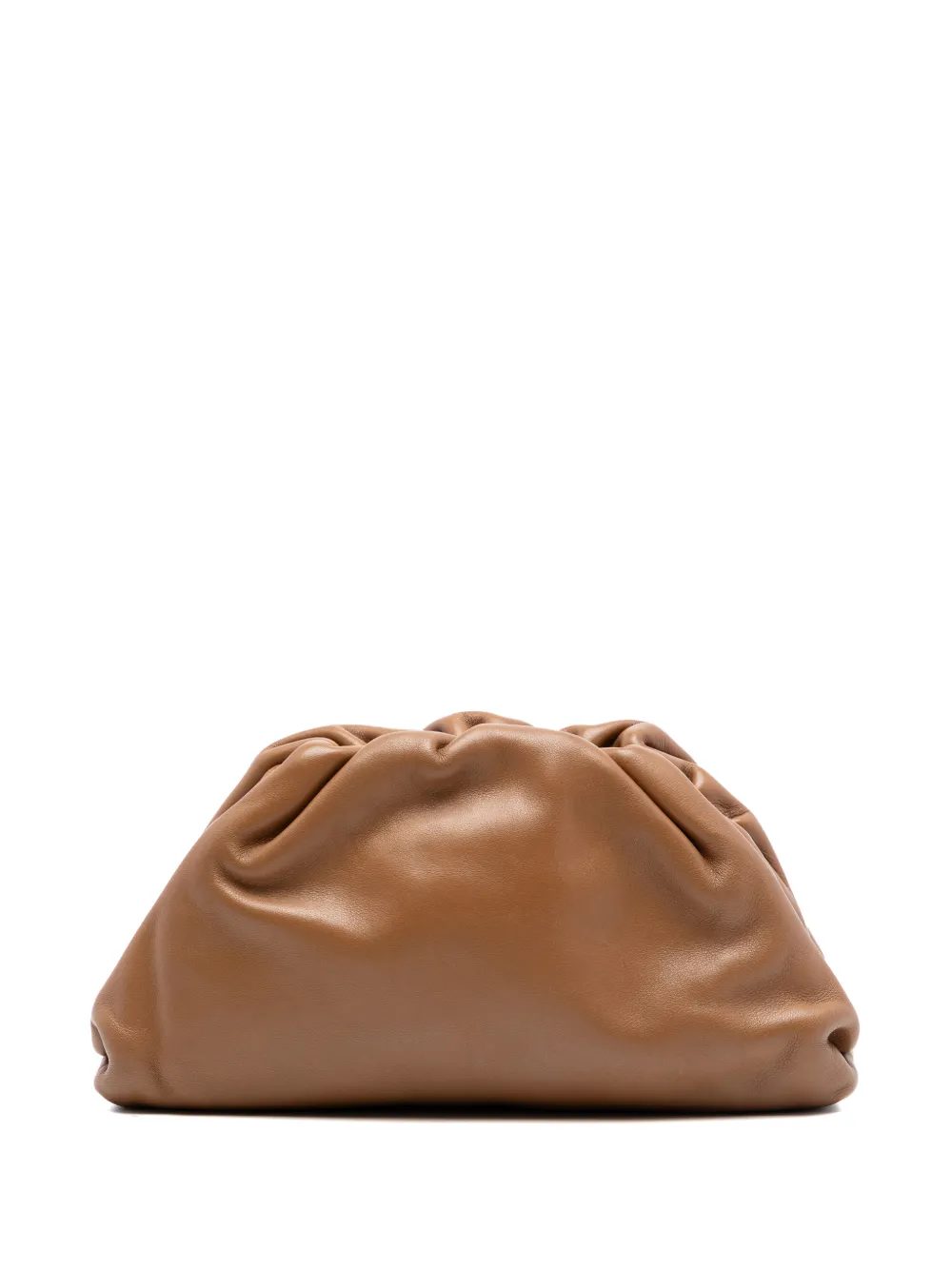 Bottega Veneta Pre-Owned 2012-2025 Lambskin The Pouch clutch bag - Marrone