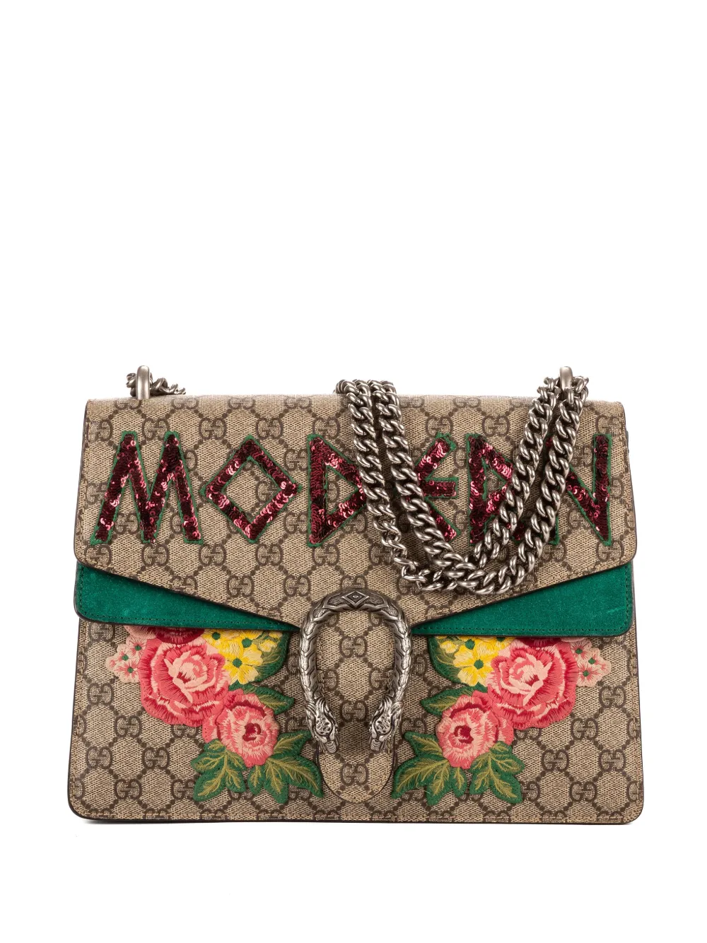 Gucci Pre-Owned Dionysus floral-print shoulder bag - Toni neutri