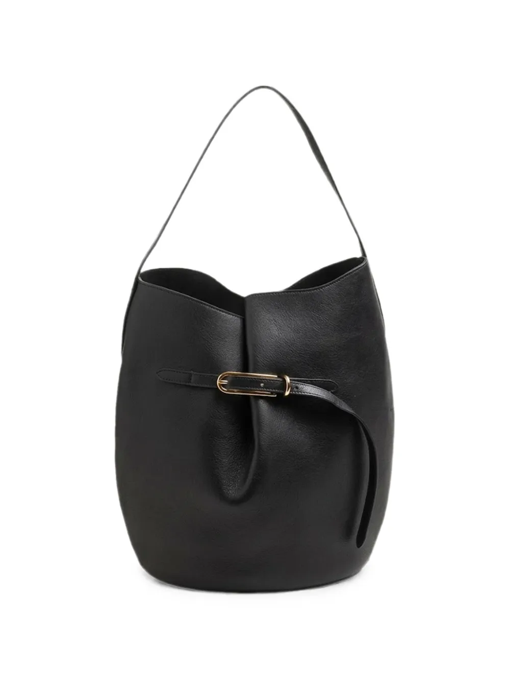 Liffner large belted bucket shoulder bag - Schwarz