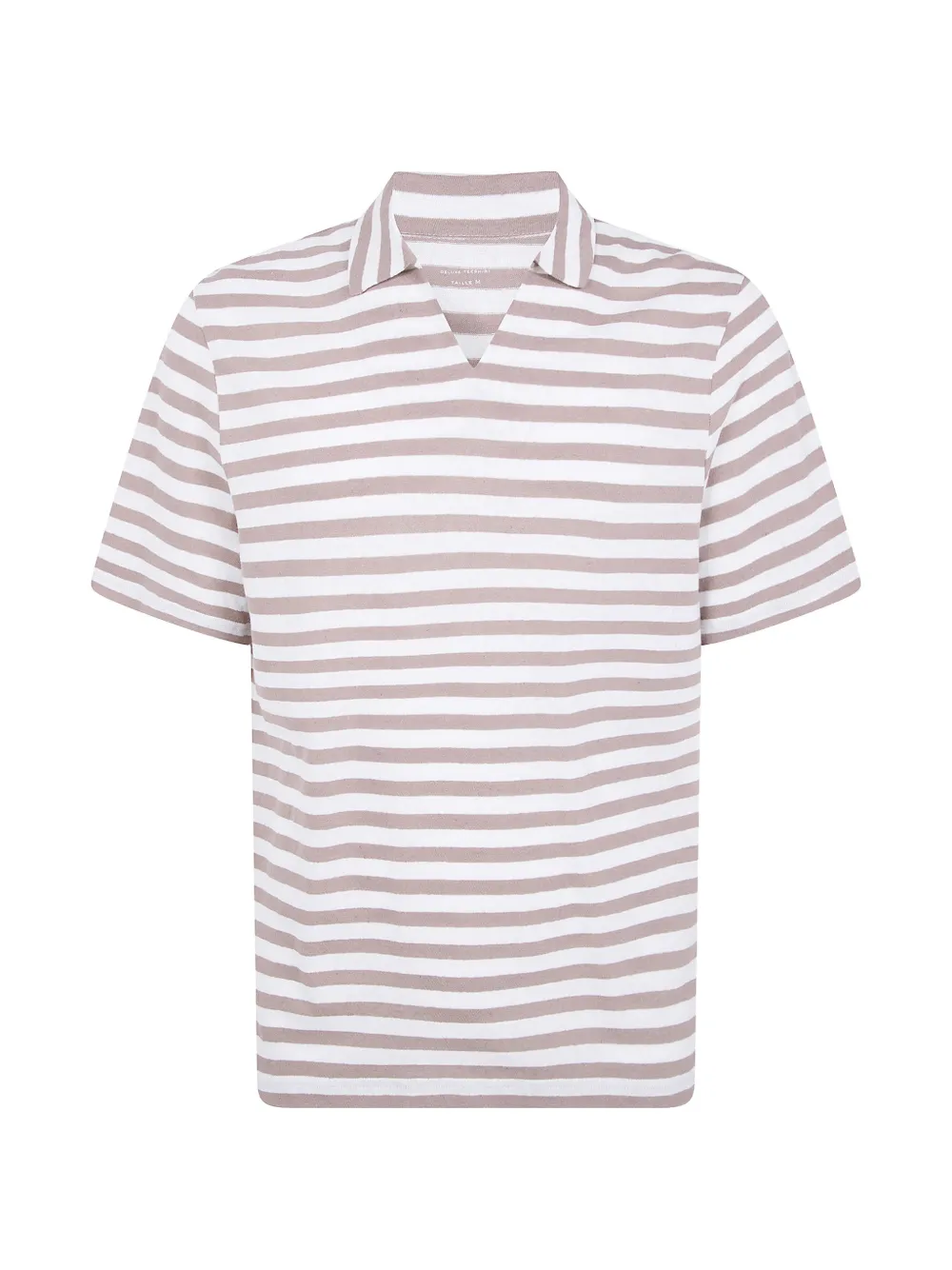Majestic Filatures striped V-neck T-shirt - Bianco