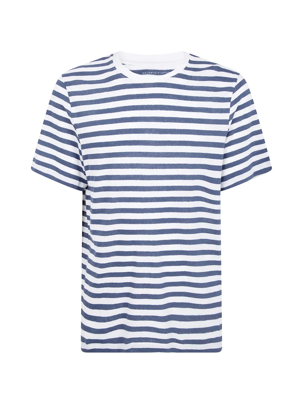 Majestic Filatures striped short-sleeve T-shirt - Blu