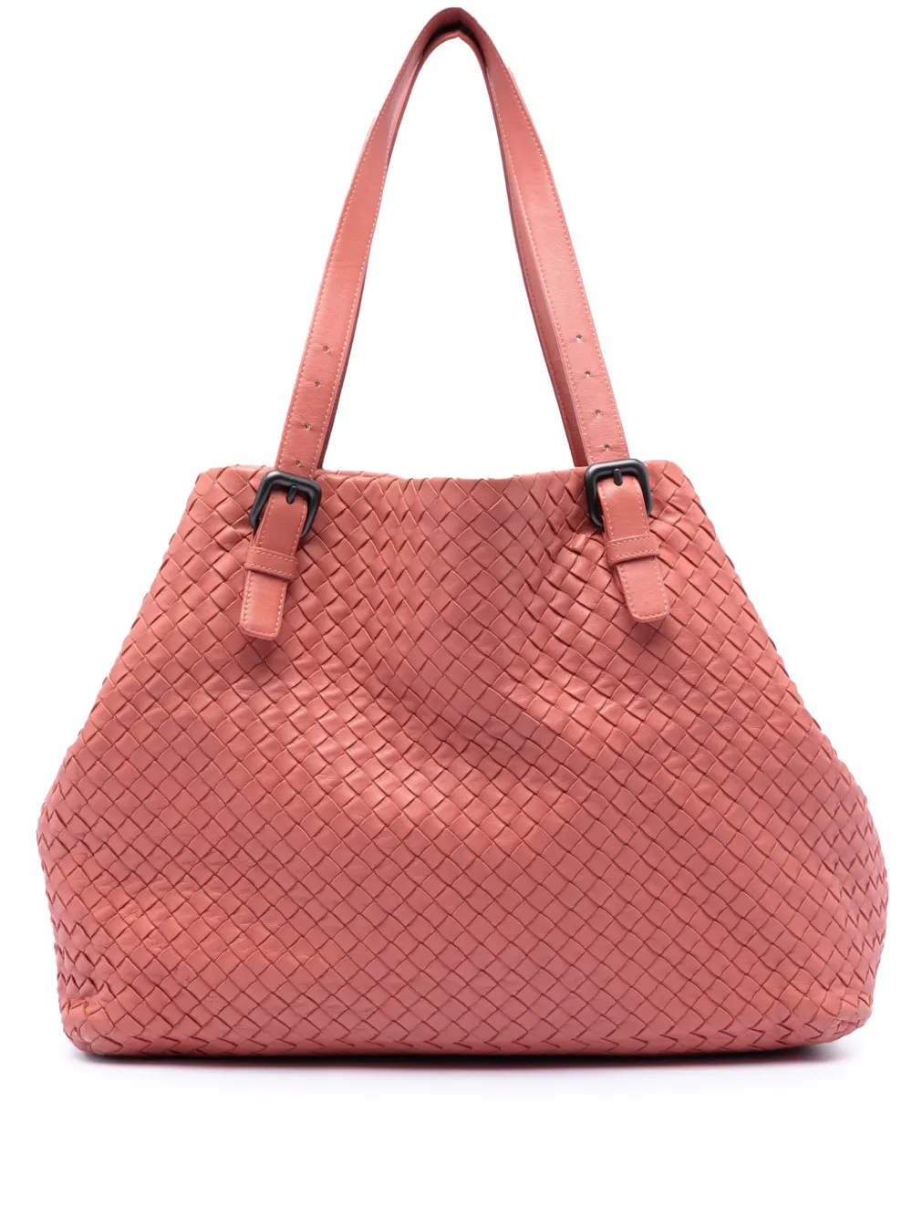 Bottega Veneta Pre-Owned 2012-2026 Large Nappa Intrecciato Cesta tote bag - Pink