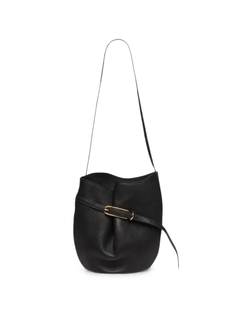 Liffner medium belted bucket shoulder bag - Nero