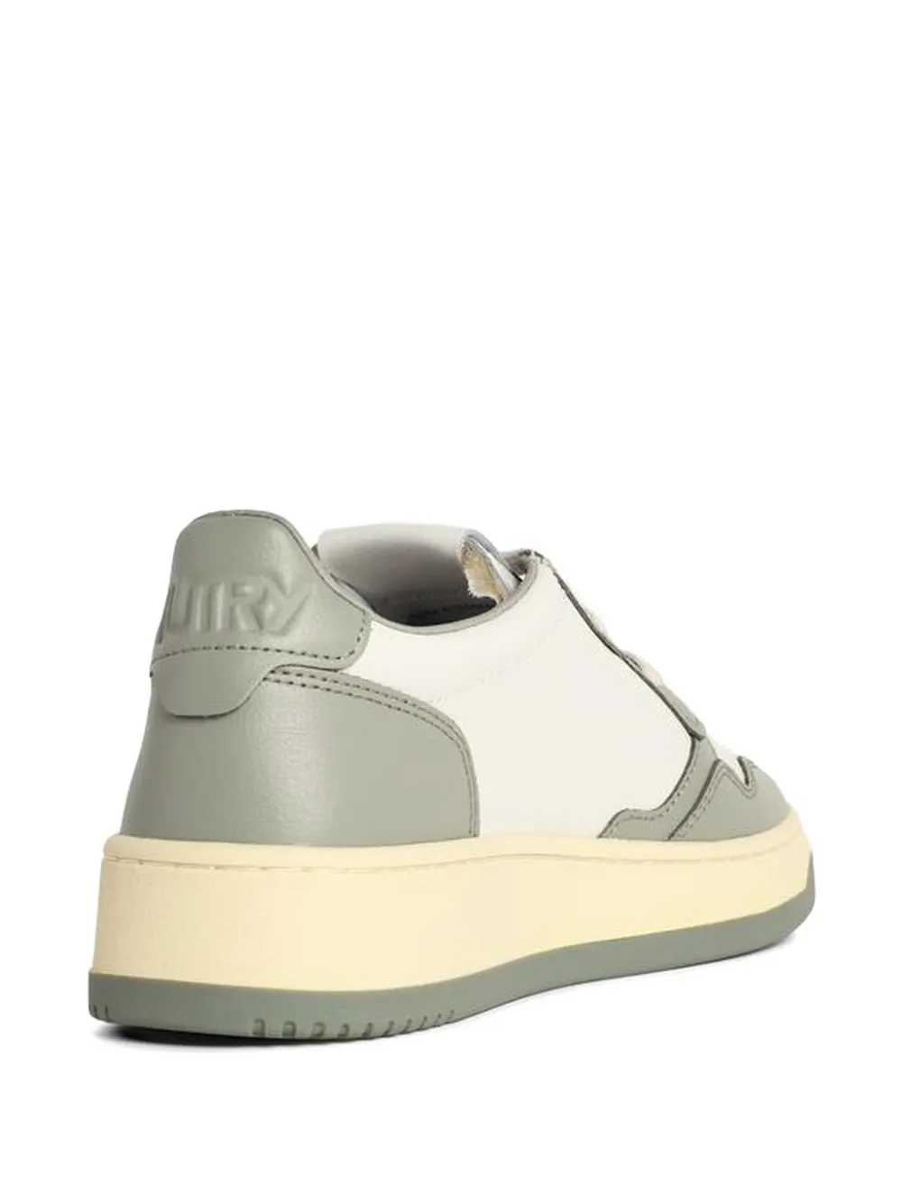 Autry Medalist leren sneakers met geborduurd logo Grijs