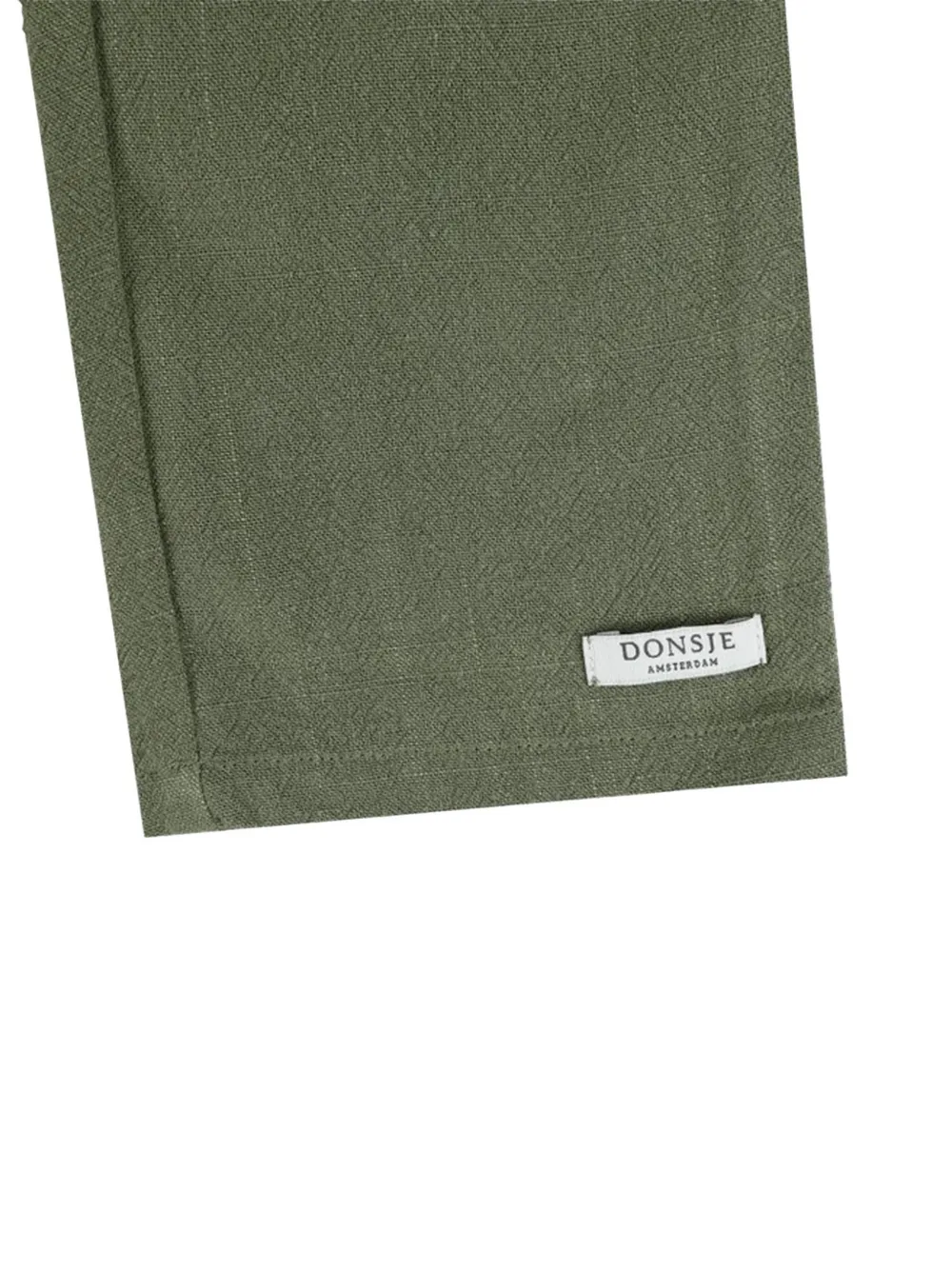 Donsje Broek met elastische tailleband Groen