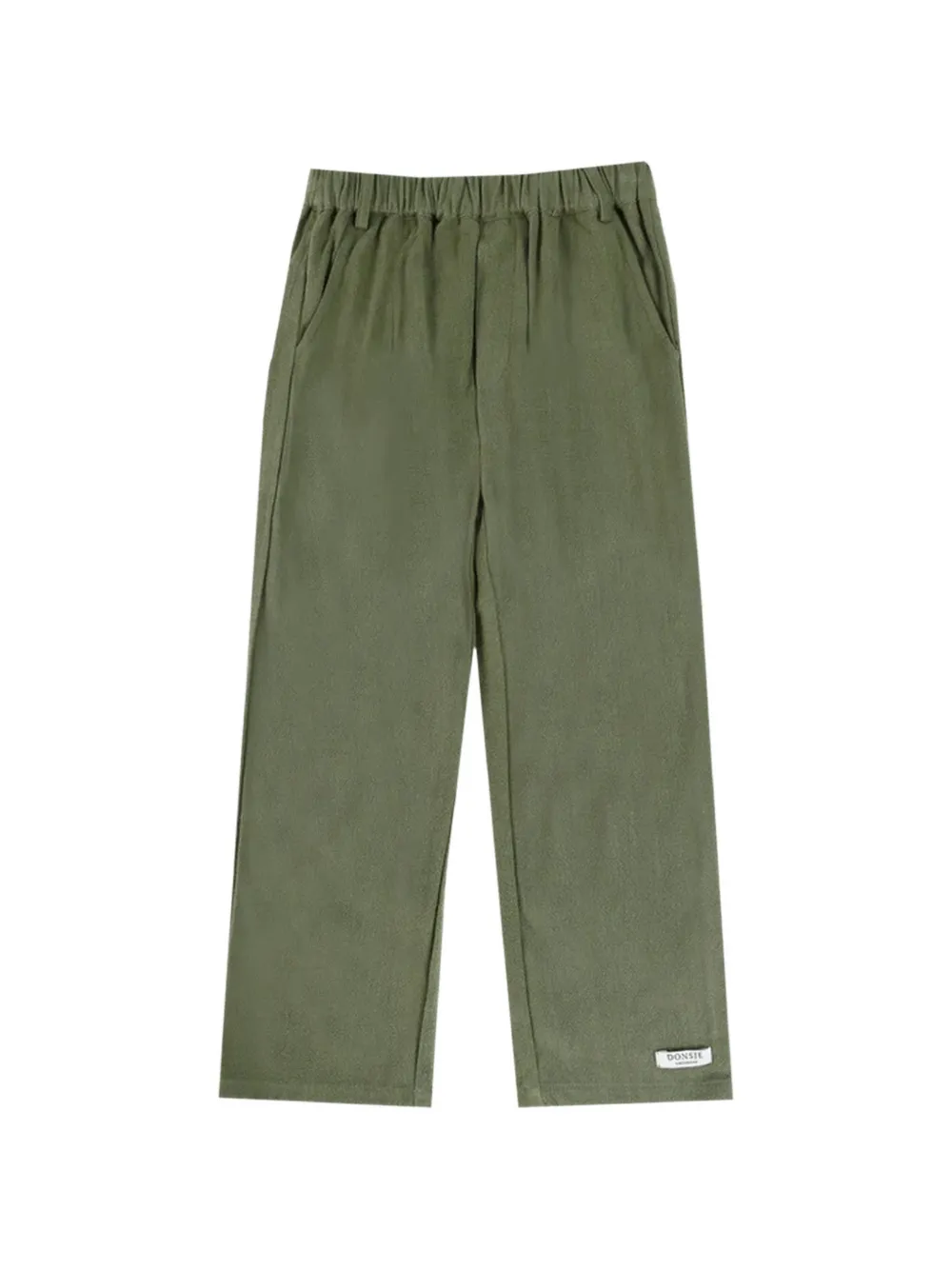 Donsje elasticated-waistband trousers - Verde