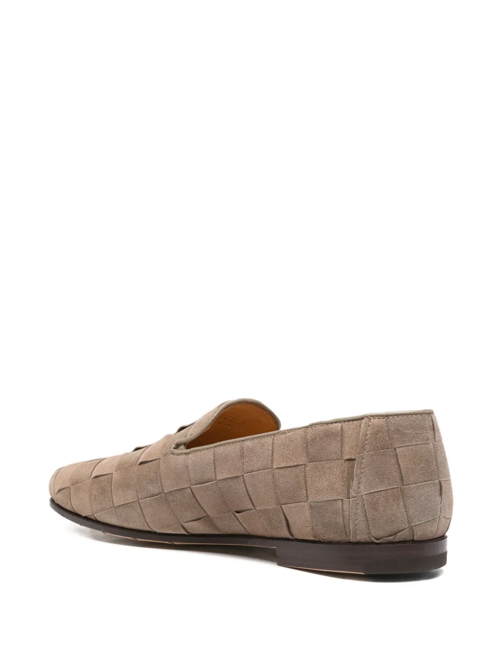 Premiata braided suede loafers Beige
