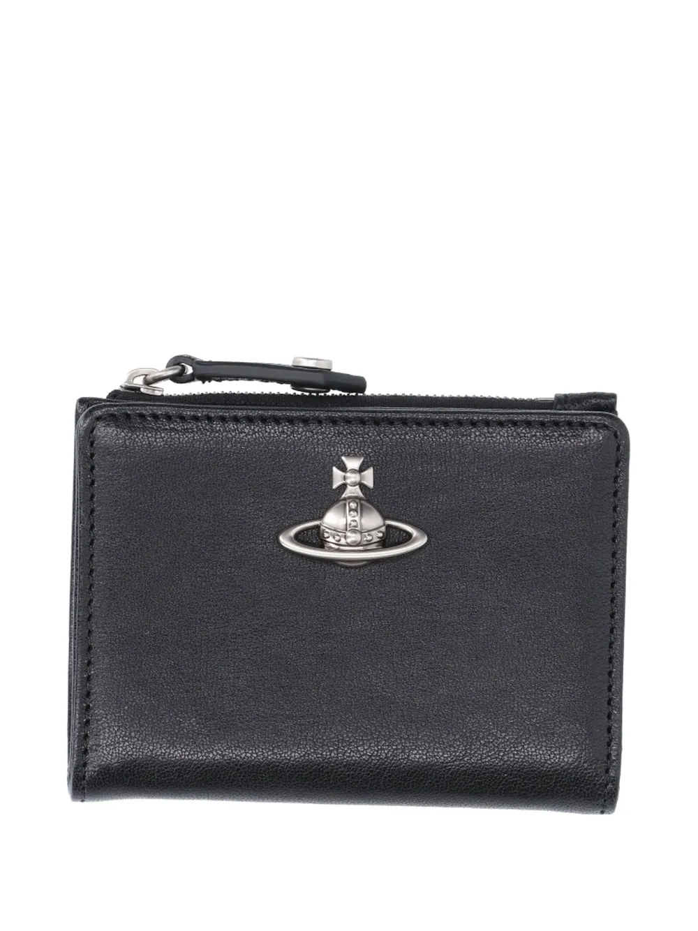 Vivienne Westwood zip-up wallet - Schwarz