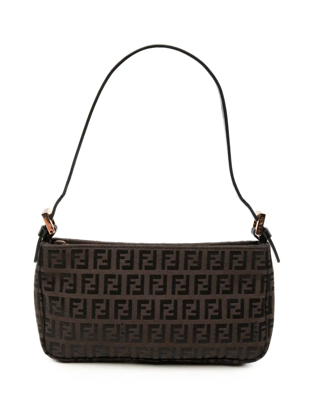 Fendi Pre-Owned 2000-2010 Zucchino Canvas Pochette shoulder bag - Marrone